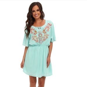Ariat Light Blue Boho Style Dress